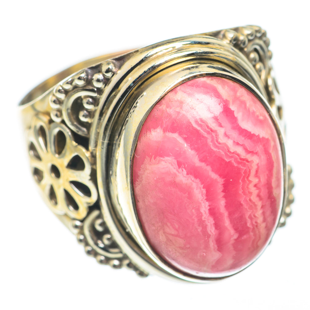 Rhodochrosite Rings handcrafted by Ana Silver Co - RING68218