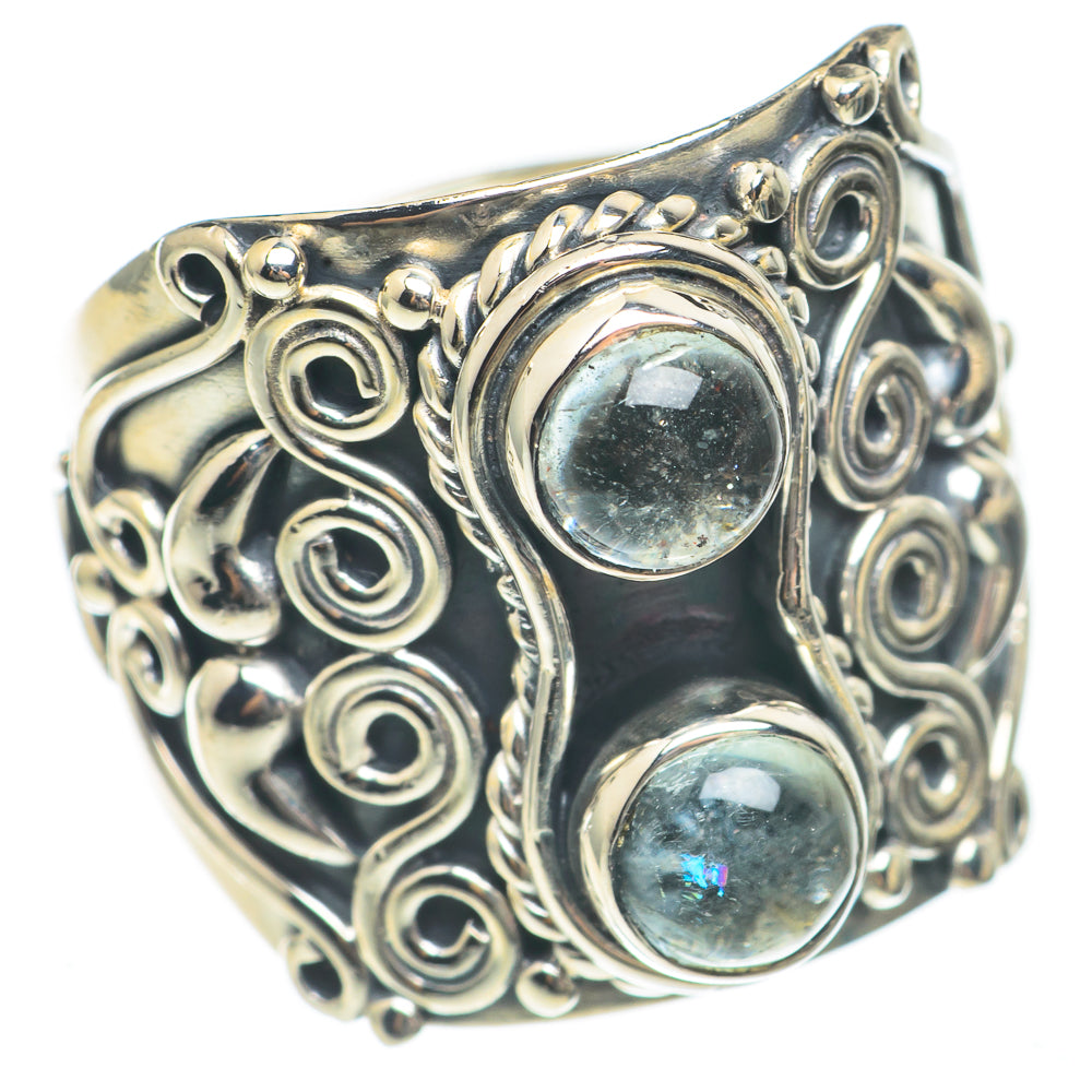 Aquamarine Rings handcrafted by Ana Silver Co - RING68225