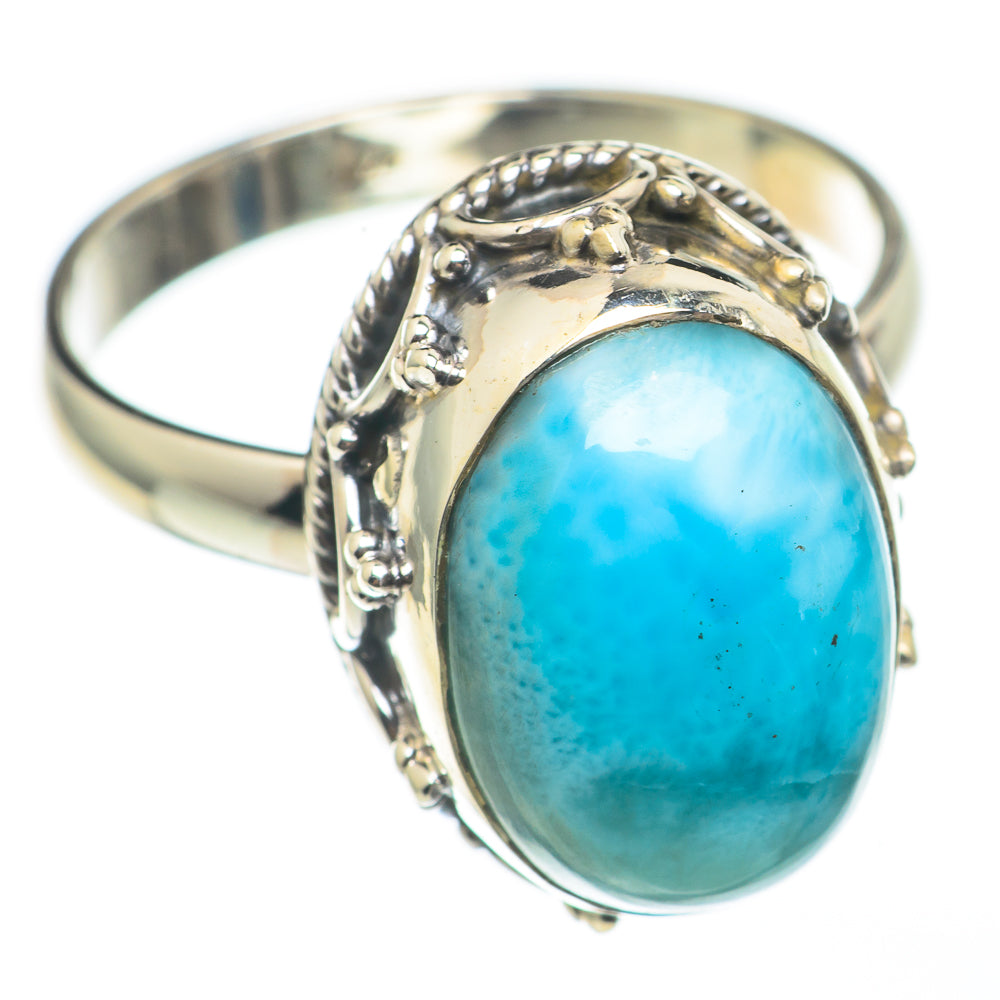 Larimar Rings handcrafted by Ana Silver Co - RING68230