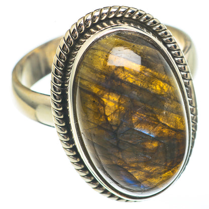Labradorite Rings handcrafted by Ana Silver Co - RING68235