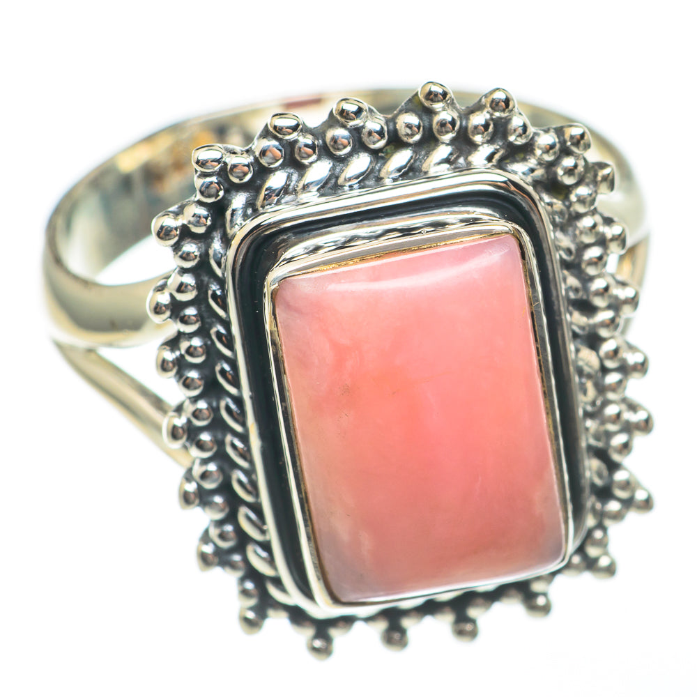 Pink Opal Rings handcrafted by Ana Silver Co - RING68242