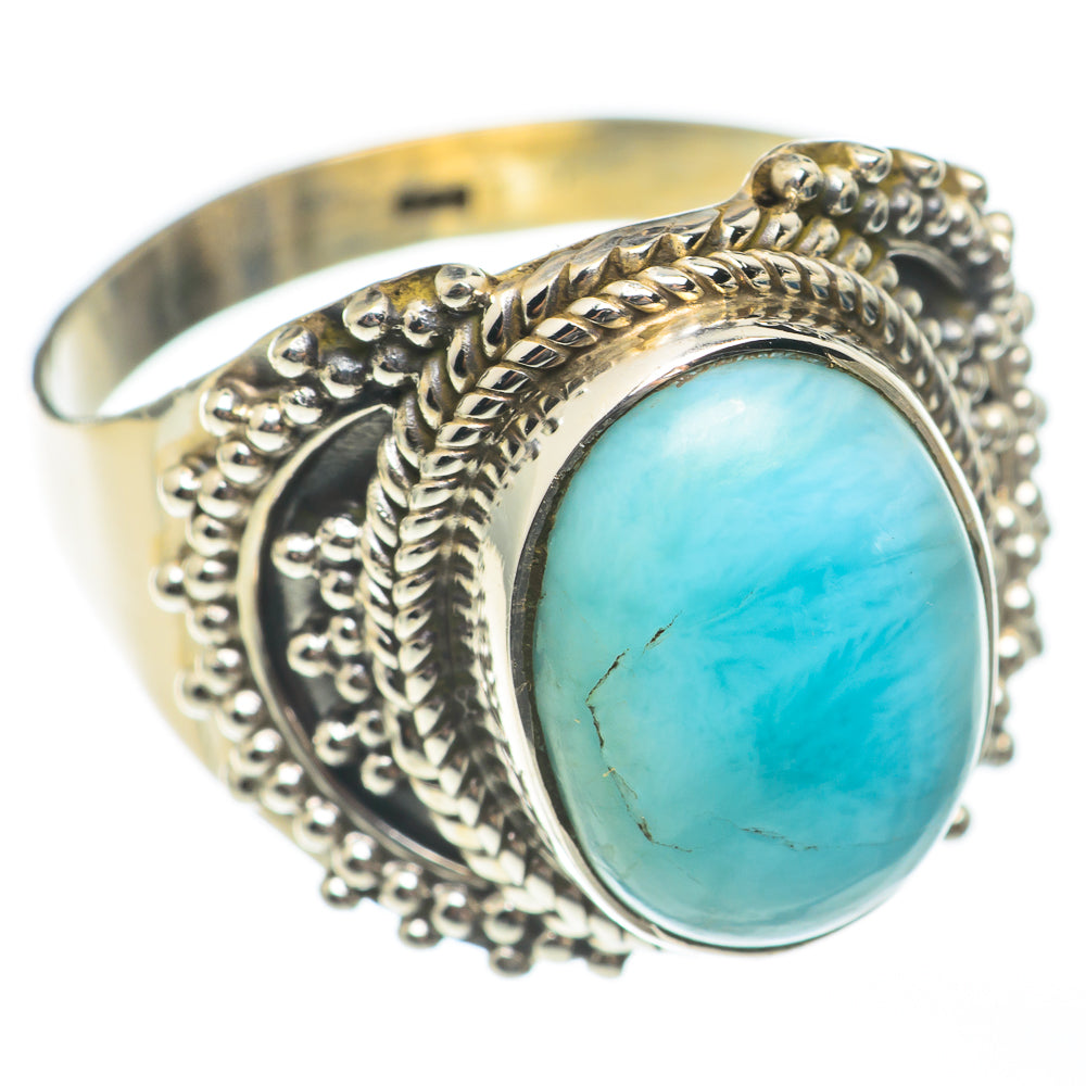 Larimar Rings handcrafted by Ana Silver Co - RING68255