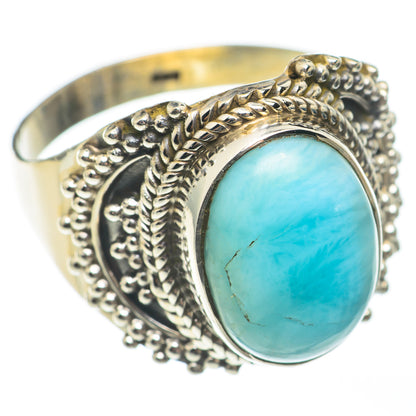Larimar Rings handcrafted by Ana Silver Co - RING68255