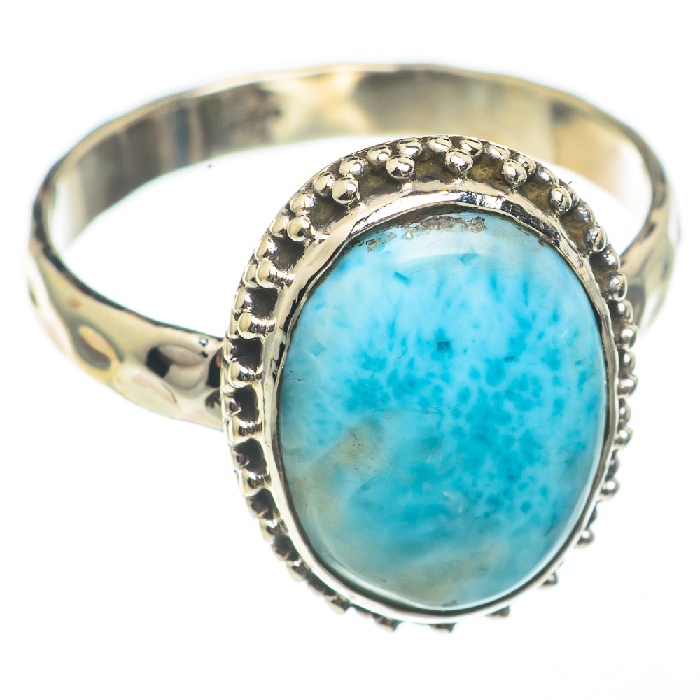 Larimar Rings handcrafted by Ana Silver Co - RING68258