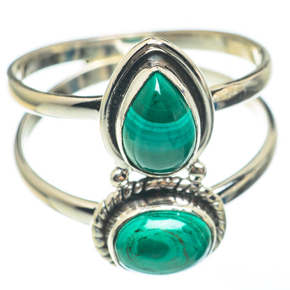 Malachite Rings handcrafted by Ana Silver Co - RING68262
