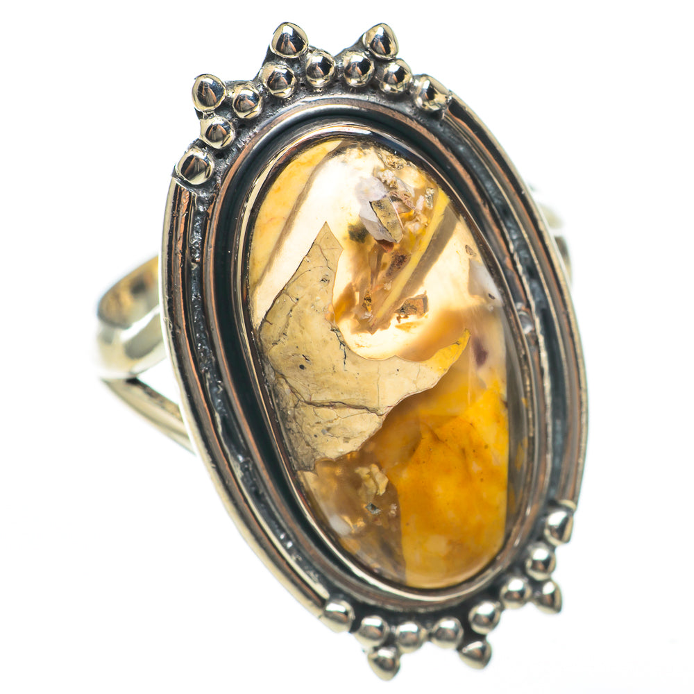 Brecciated Mookaite Rings handcrafted by Ana Silver Co - RING68266 - Photo 2