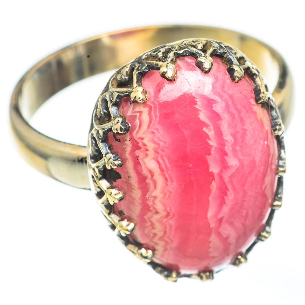 Rhodochrosite Rings handcrafted by Ana Silver Co - RING68270
