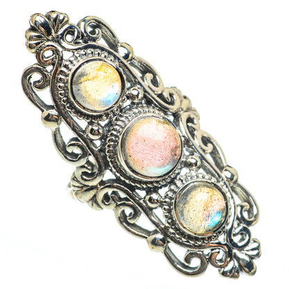 Labradorite Rings handcrafted by Ana Silver Co - RING68287