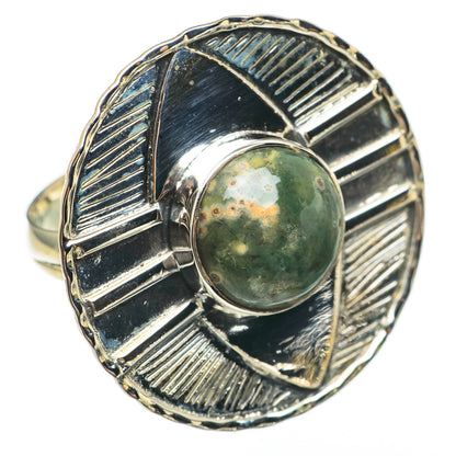 Ocean Jasper Rings handcrafted by Ana Silver Co - RING68292
