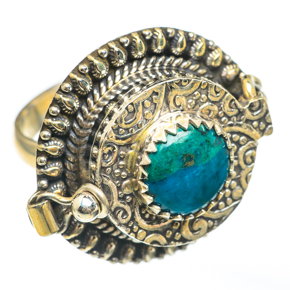 Chrysocolla Rings handcrafted by Ana Silver Co - RING68318