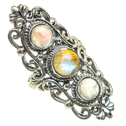 Labradorite Rings handcrafted by Ana Silver Co - RING68324
