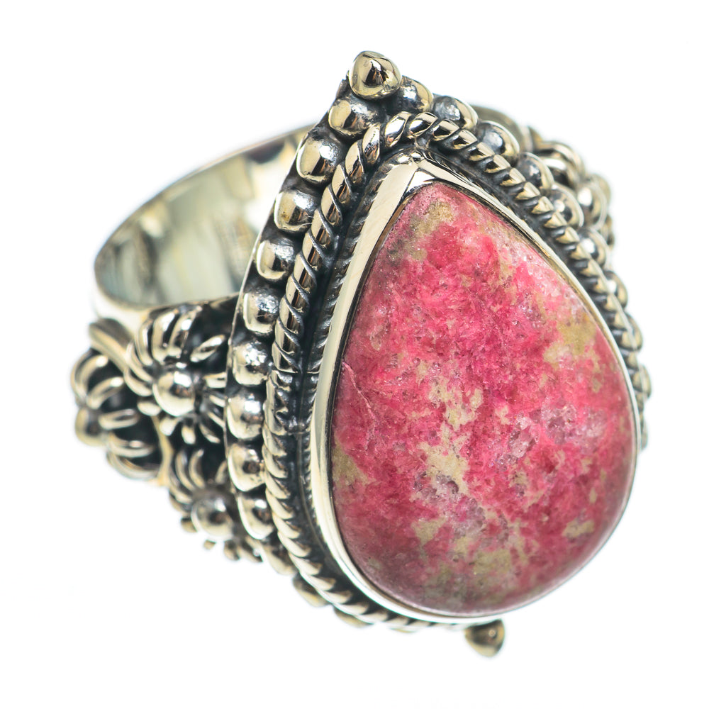 Rhodochrosite Rings handcrafted by Ana Silver Co - RING68331