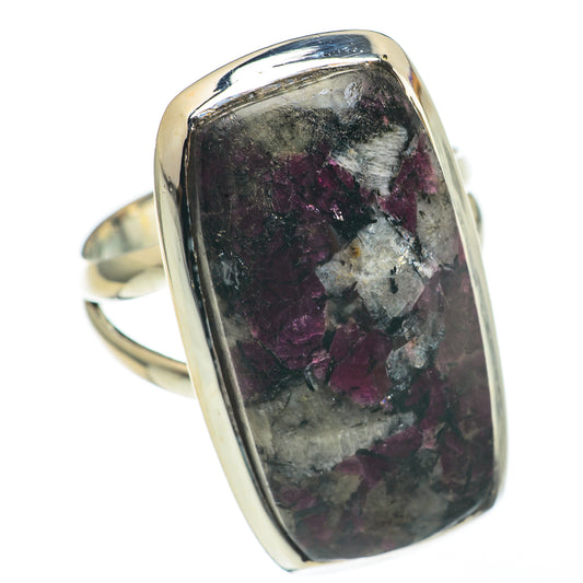 Russian Eudialyte Rings handcrafted by Ana Silver Co - RING68332