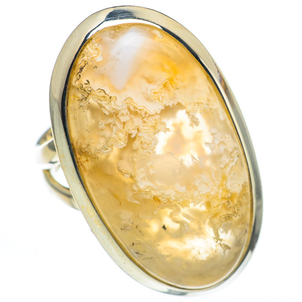 Plume Agate Rings handcrafted by Ana Silver Co - RING68334