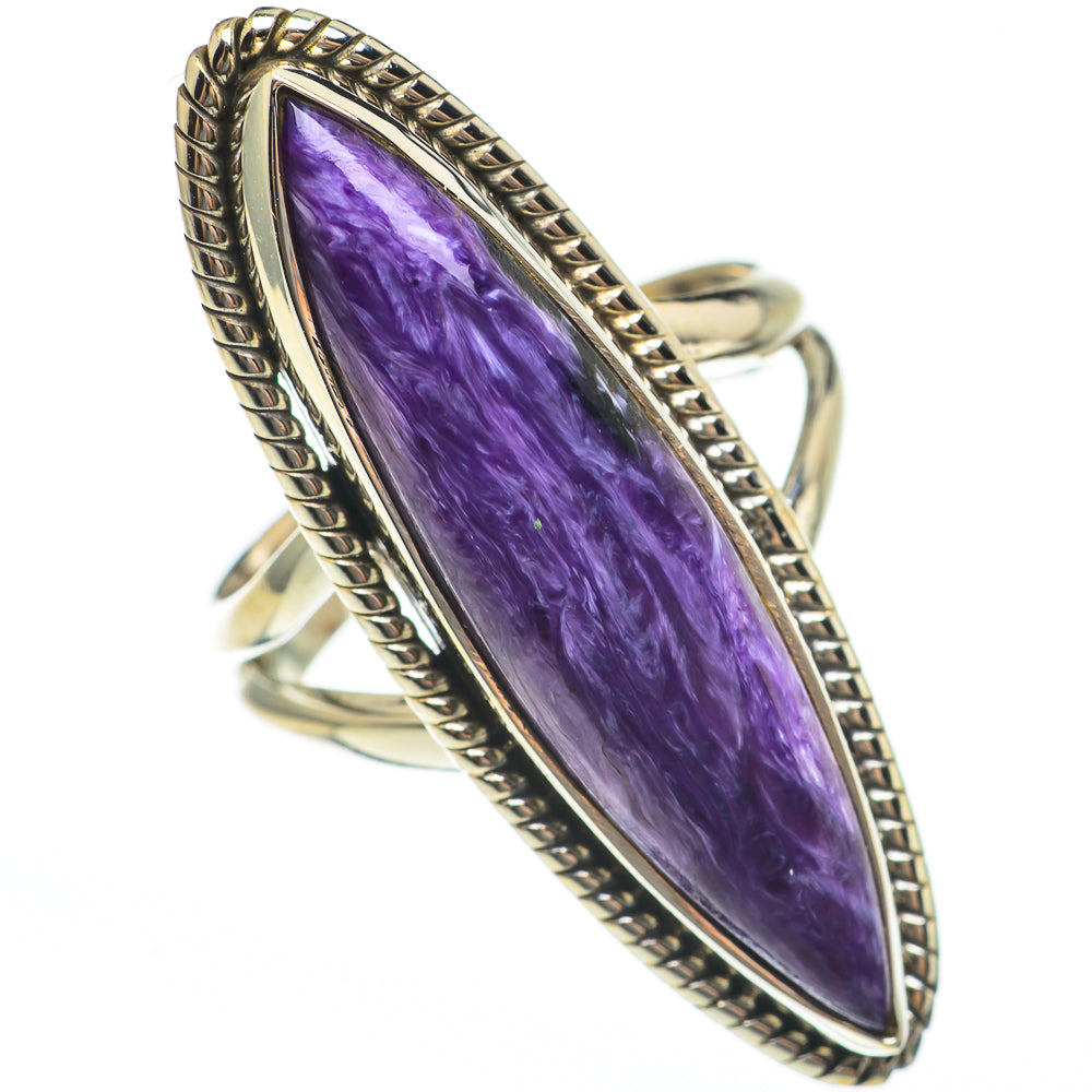 Charoite Rings handcrafted by Ana Silver Co - RING68337