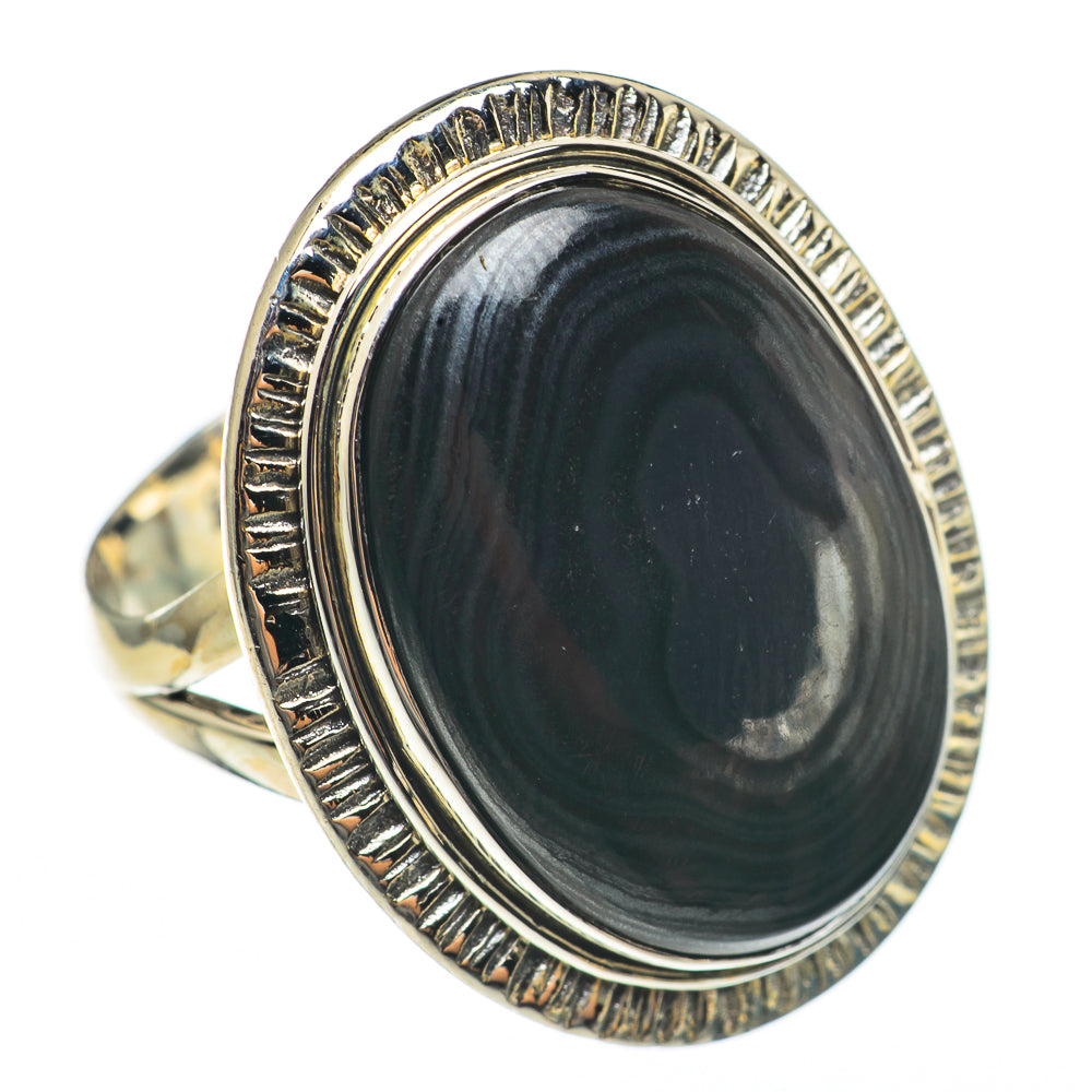 Psilomelane Rings handcrafted by Ana Silver Co - RING68340