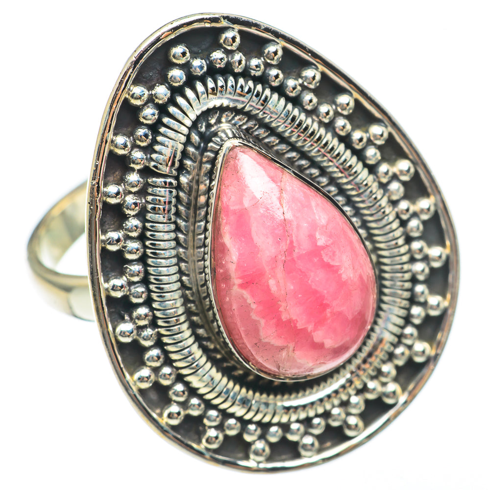 Rhodochrosite Rings handcrafted by Ana Silver Co - RING68356 - Photo 2