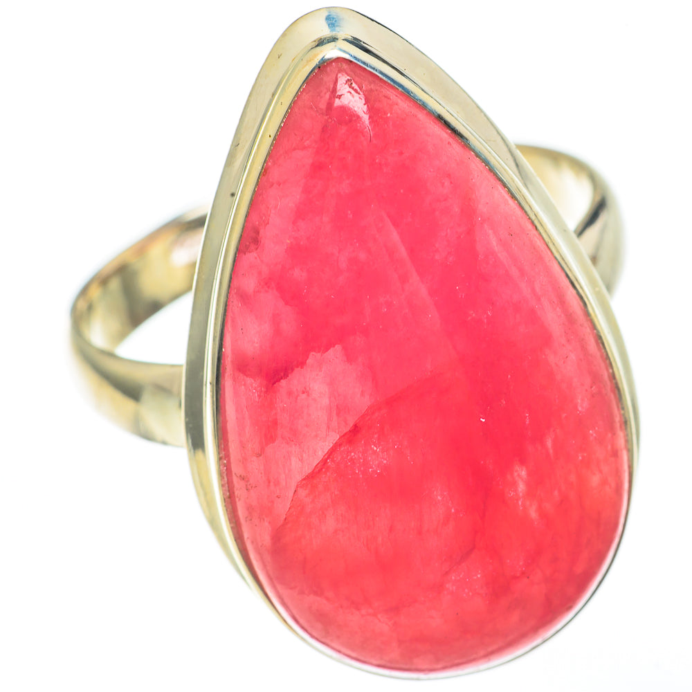 Pink Agate Rings handcrafted by Ana Silver Co - RING68357