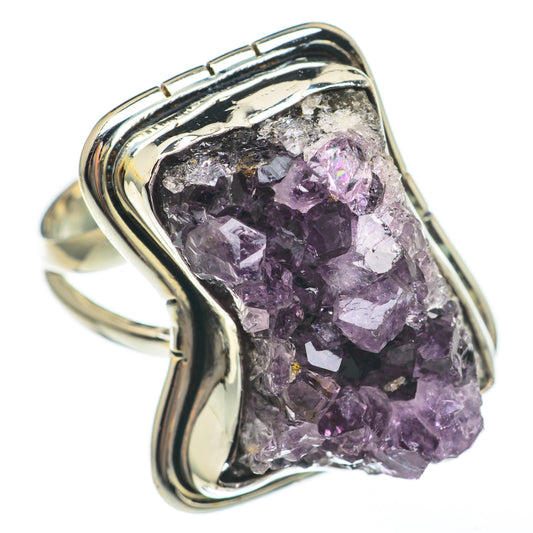 Amethyst Crystal Rings handcrafted by Ana Silver Co - RING68359