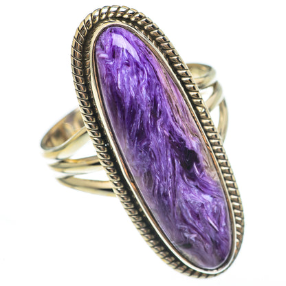 Charoite Rings handcrafted by Ana Silver Co - RING68361