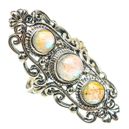 Labradorite Rings handcrafted by Ana Silver Co - RING68372