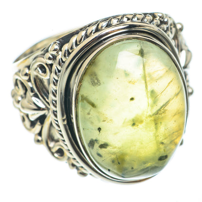 Prehnite Rings handcrafted by Ana Silver Co - RING68383