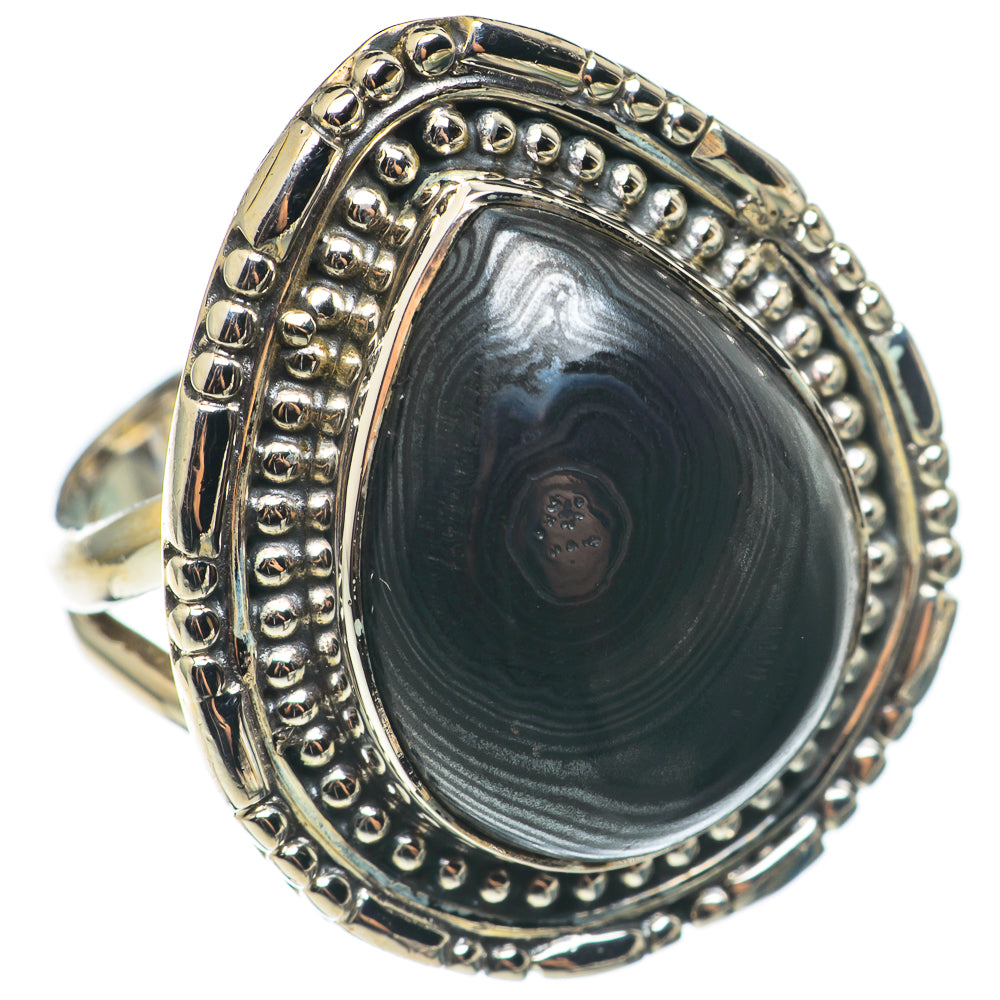 Psilomelane Rings handcrafted by Ana Silver Co - RING68398