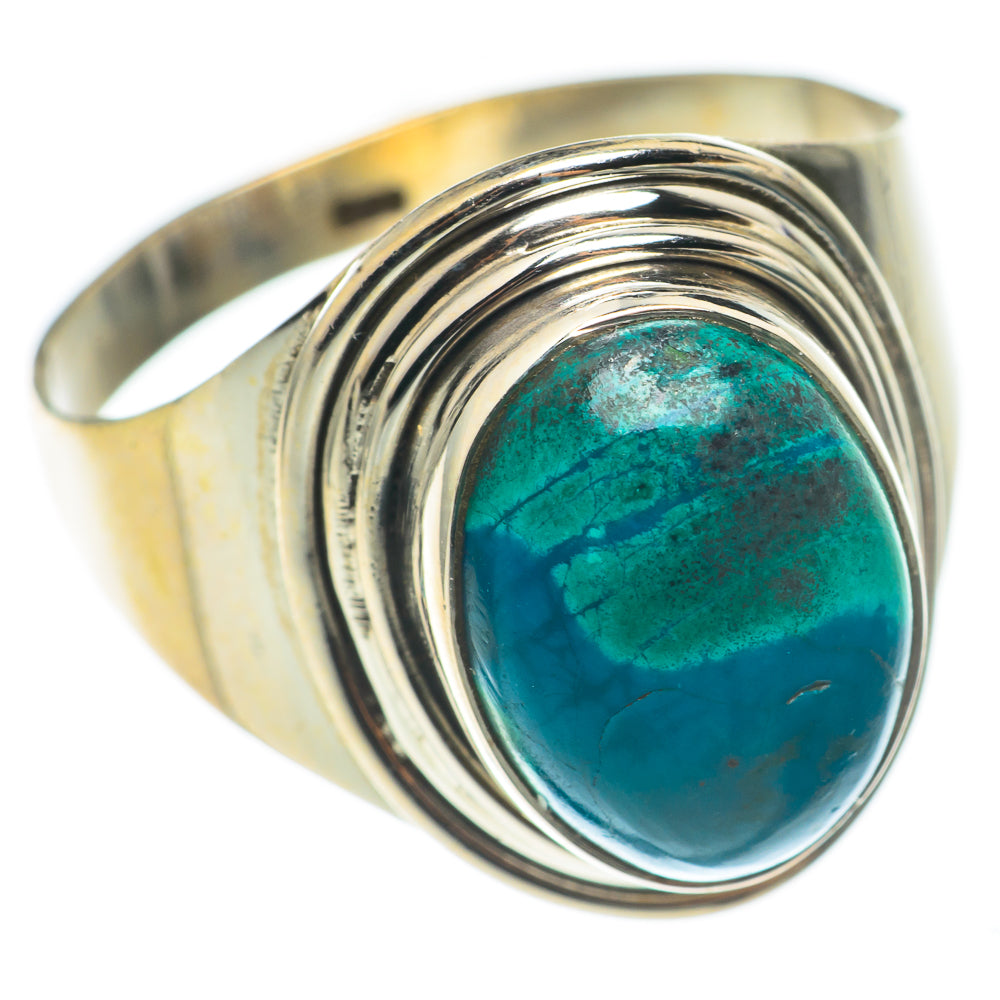 Chrysocolla Rings handcrafted by Ana Silver Co - RING68412