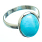 Larimar Rings handcrafted by Ana Silver Co - RING6844