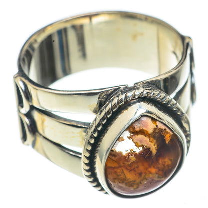Mexican Fire Opal Rings handcrafted by Ana Silver Co - RING68440