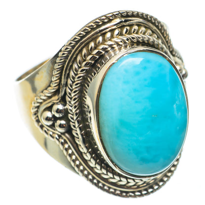 Larimar Rings handcrafted by Ana Silver Co - RING68444
