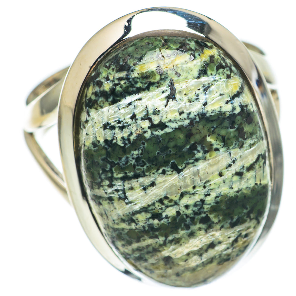 Lizard Jasper Rings handcrafted by Ana Silver Co - RING68449