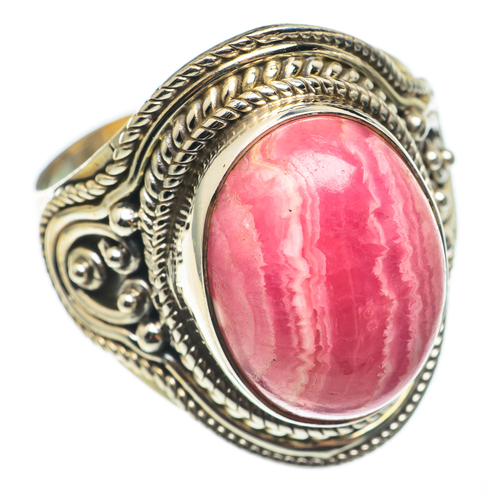 Rhodochrosite Rings handcrafted by Ana Silver Co - RING68457