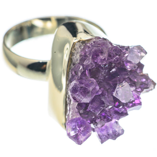 Amethyst Crystal Rings handcrafted by Ana Silver Co - RING68462