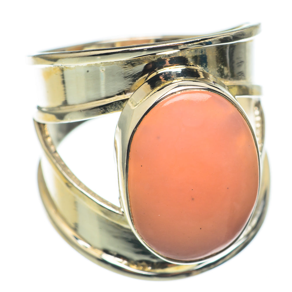 Pink Opal Rings handcrafted by Ana Silver Co - RING68489