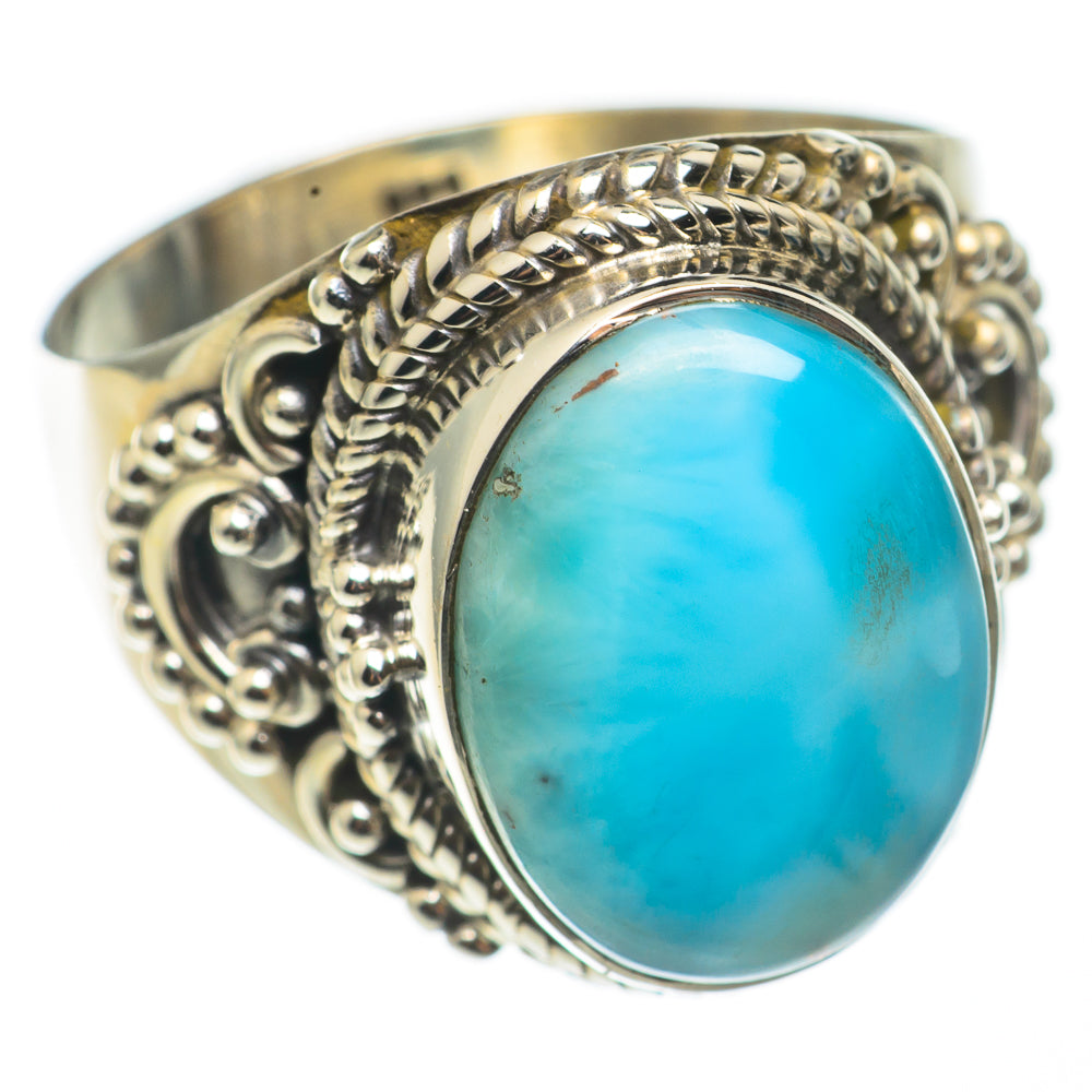 Larimar Rings handcrafted by Ana Silver Co - RING68532