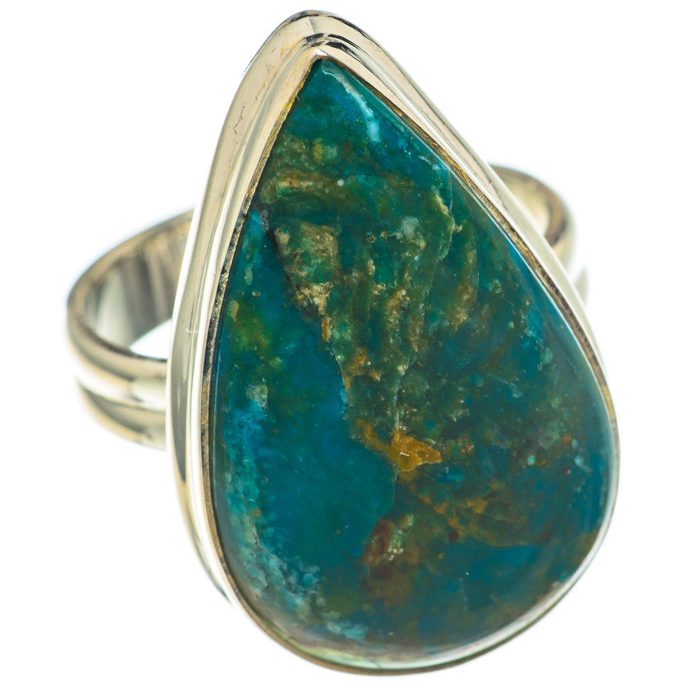 Chrysocolla Rings handcrafted by Ana Silver Co - RING68537