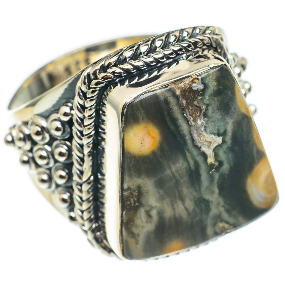Ocean Jasper Rings handcrafted by Ana Silver Co - RING68540