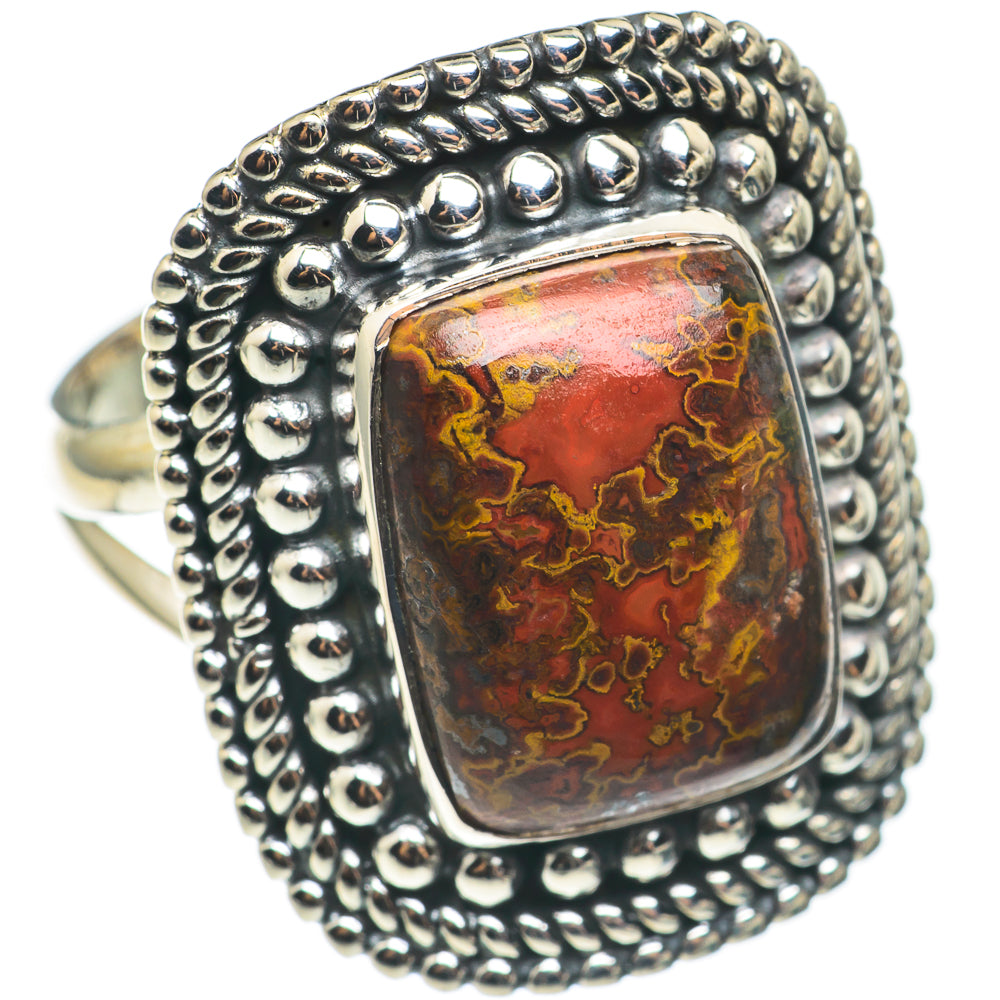 Moroccan Agate Rings handcrafted by Ana Silver Co - RING68542