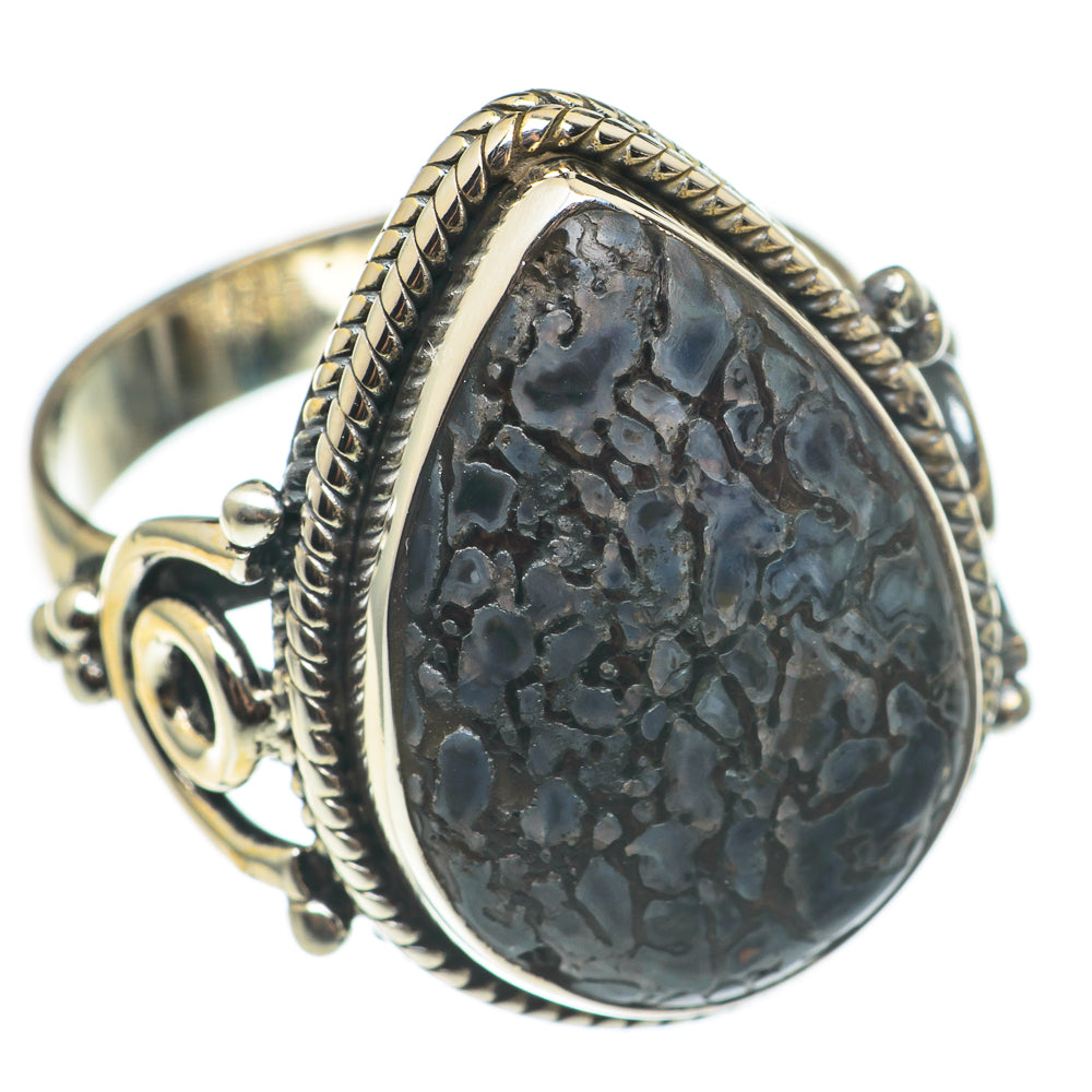 Dinosaur Bone Rings handcrafted by Ana Silver Co - RING68543
