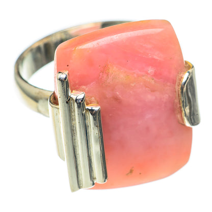 Pink Opal Rings handcrafted by Ana Silver Co - RING68548