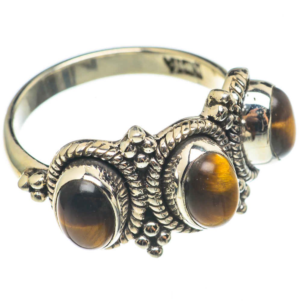 Tiger Eye Rings handcrafted by Ana Silver Co - RING68570