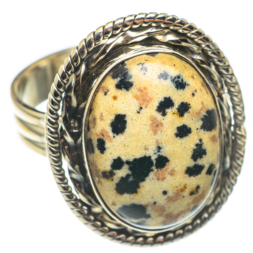 Dalmatian Jasper Rings handcrafted by Ana Silver Co - RING68571