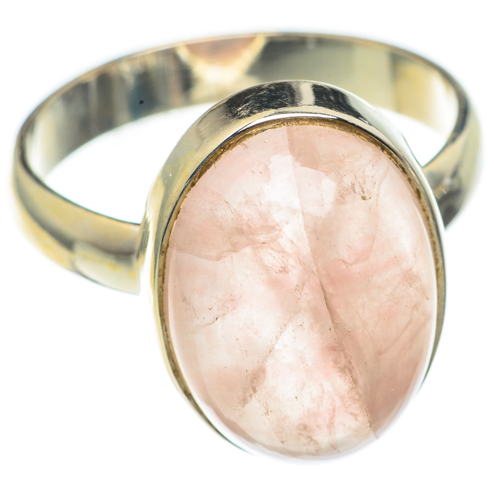 Rose Quartz Rings handcrafted by Ana Silver Co - RING68576