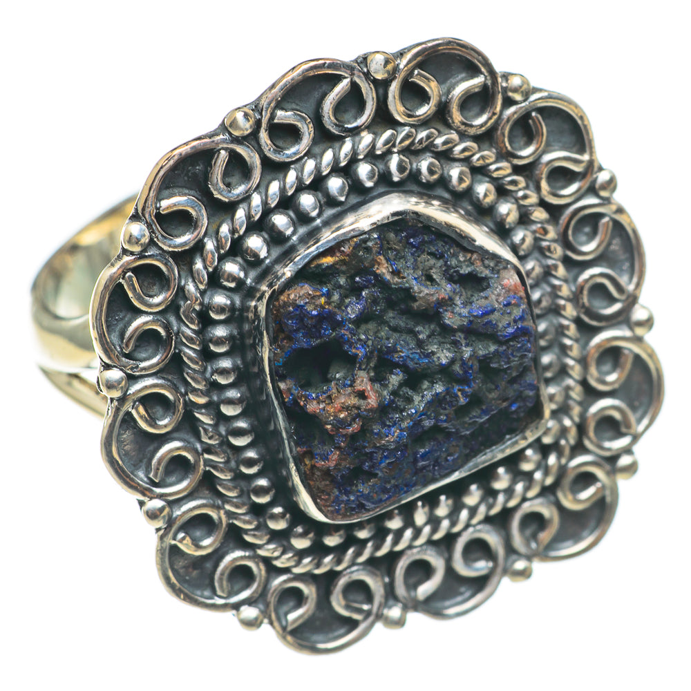 Azurite Rings handcrafted by Ana Silver Co - RING68591 - Photo 2