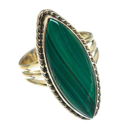 Malachite Rings handcrafted by Ana Silver Co - RING68596