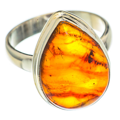 Baltic Amber Rings handcrafted by Ana Silver Co - RING68603