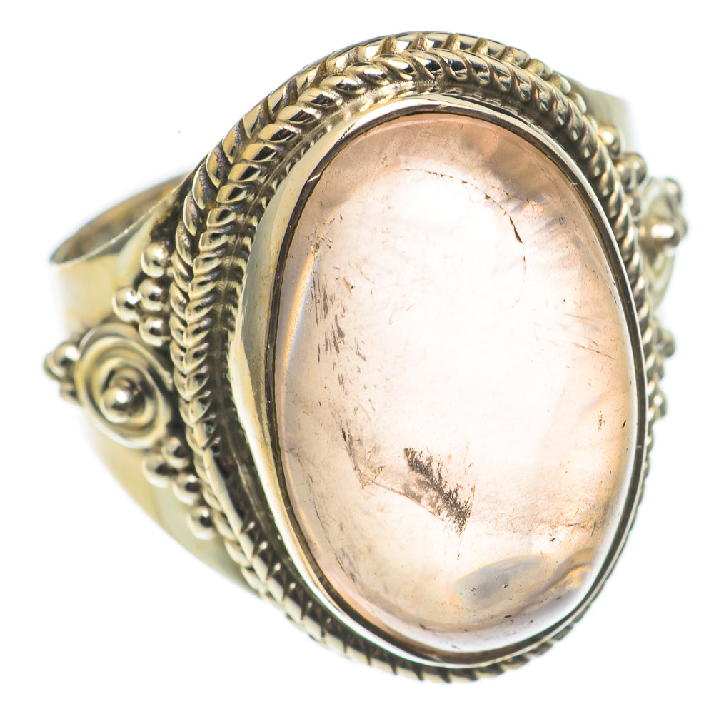 Rose Quartz Rings handcrafted by Ana Silver Co - RING68604