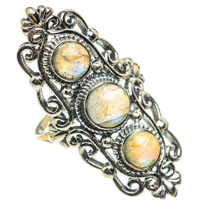 Labradorite Rings handcrafted by Ana Silver Co - RING68622