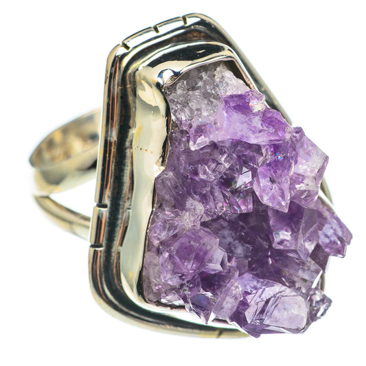 Amethyst Crystal Rings handcrafted by Ana Silver Co - RING68639
